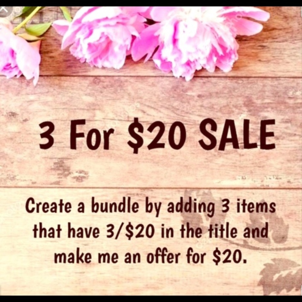 ⭐️3 for $20⭐️